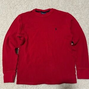 Polo Ralph Lauren Red waffle Sweater